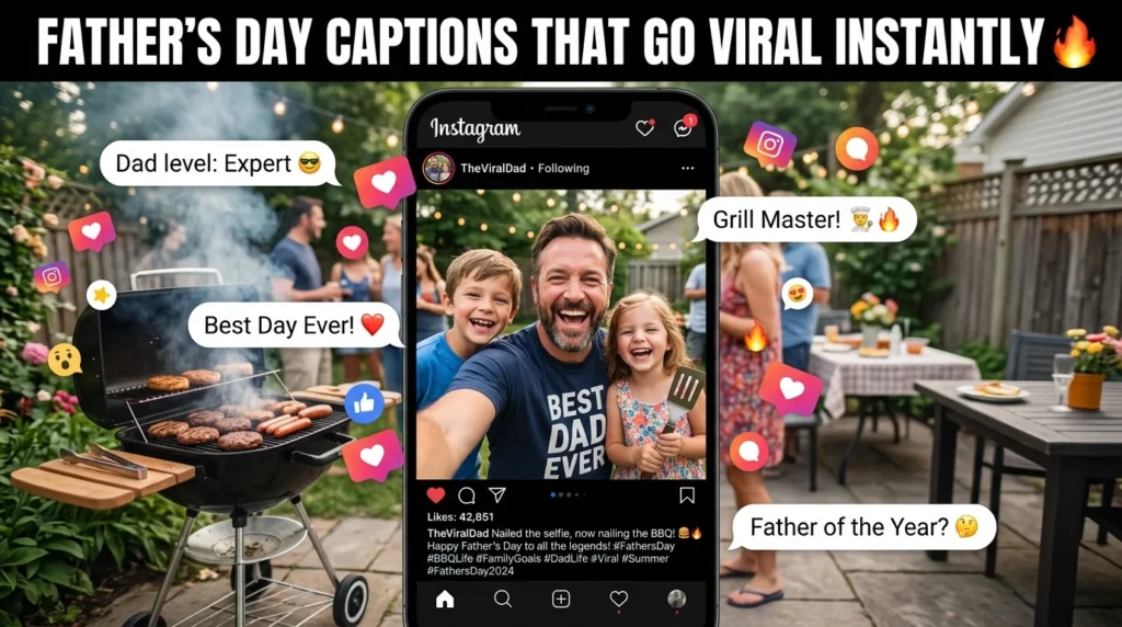 📸 Father's Day Captions for Instagram Funny