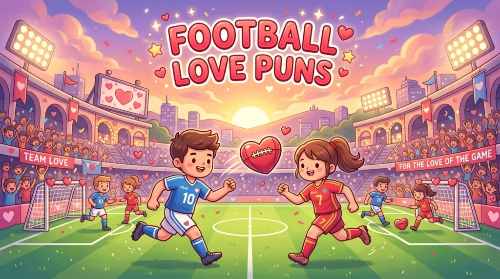 🥰 Football Love Puns Captions