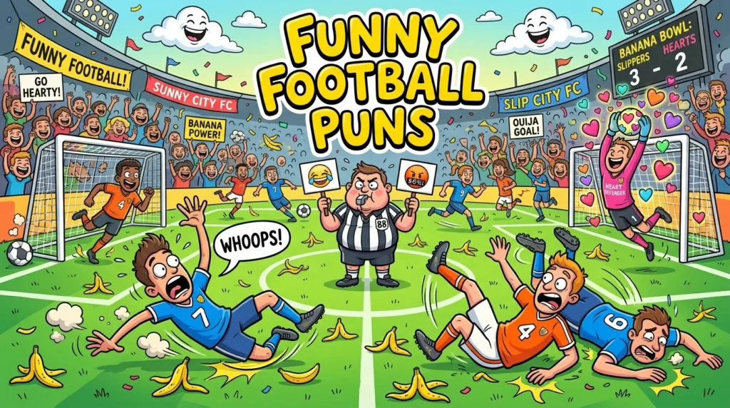 😂 Funny Football Puns