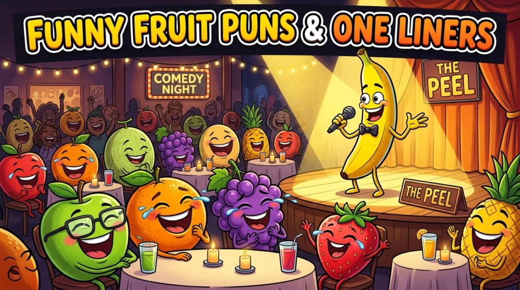 Funny Fruit Puns One Liners