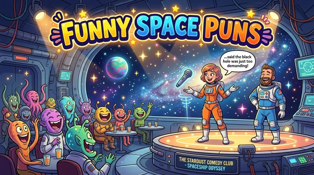 😂 Funny Space Puns