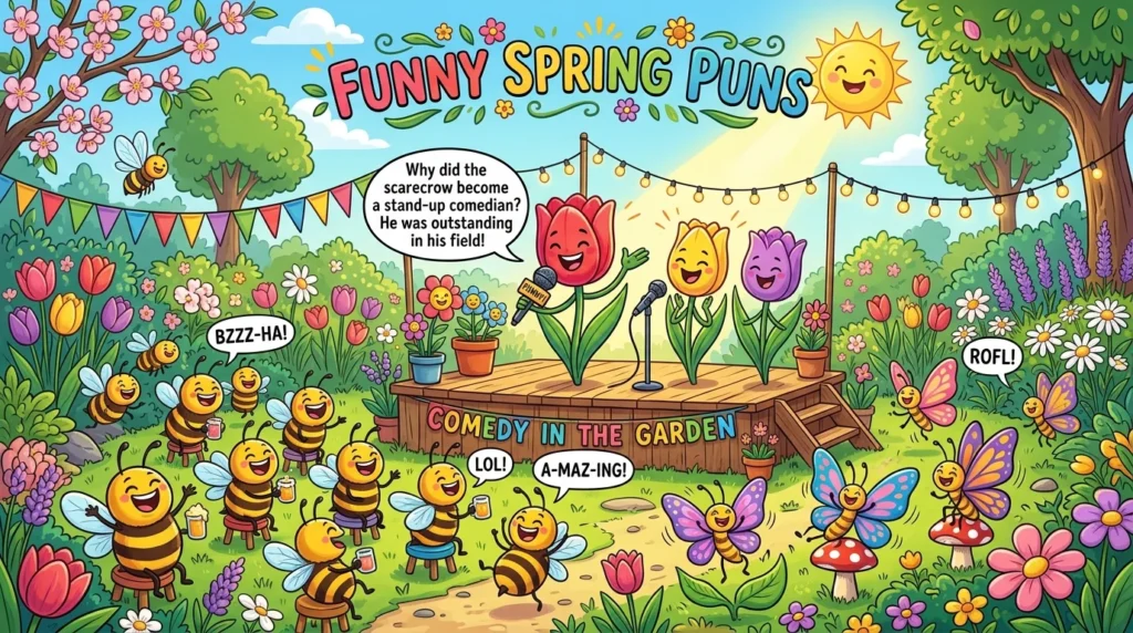 😂 Funny Spring Puns