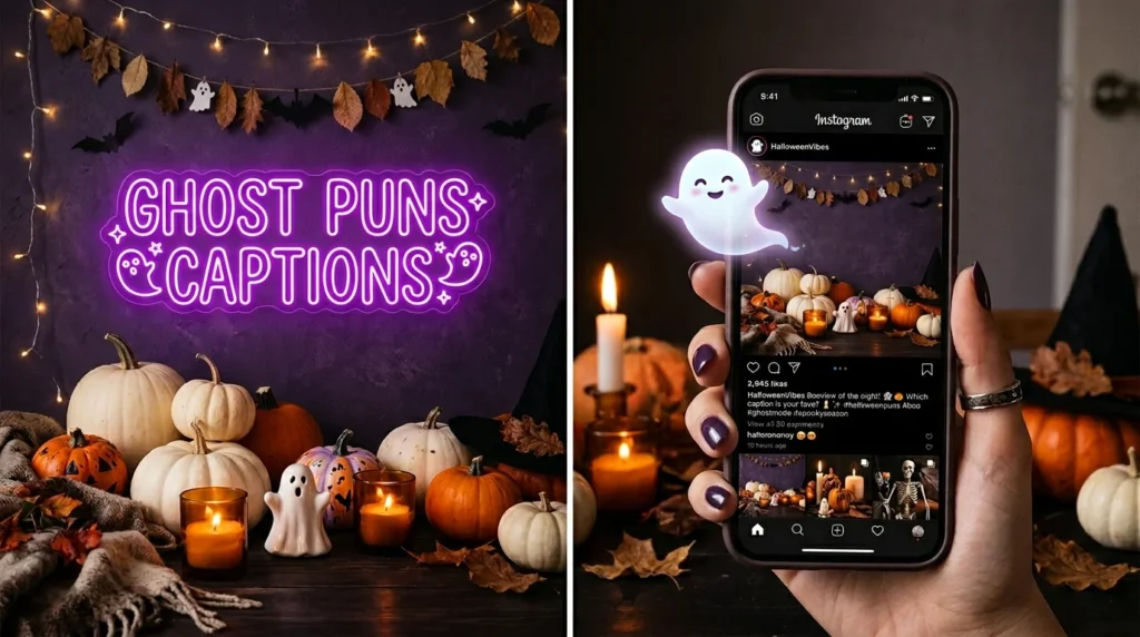 📸 Ghost pun captions for Instagram