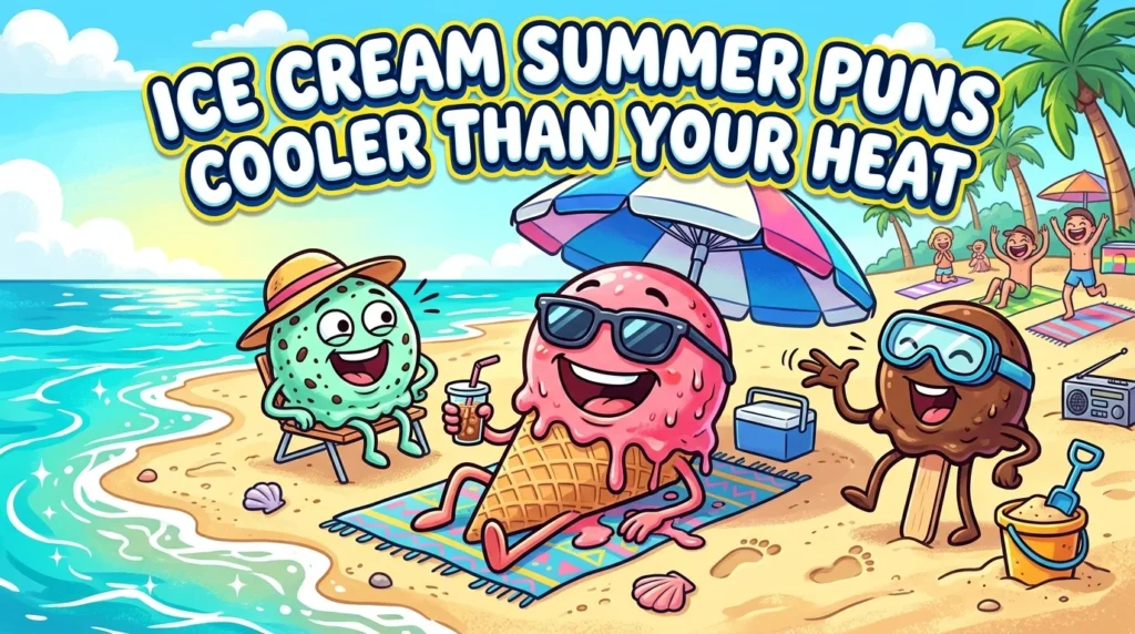 Ice Cream Summer Puns Funny