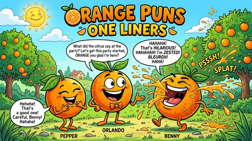π Orange Birthday Puns