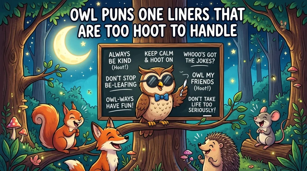 🦉 Owl Puns One Liners