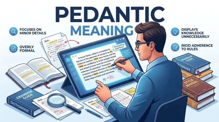 Pedantic Meaning