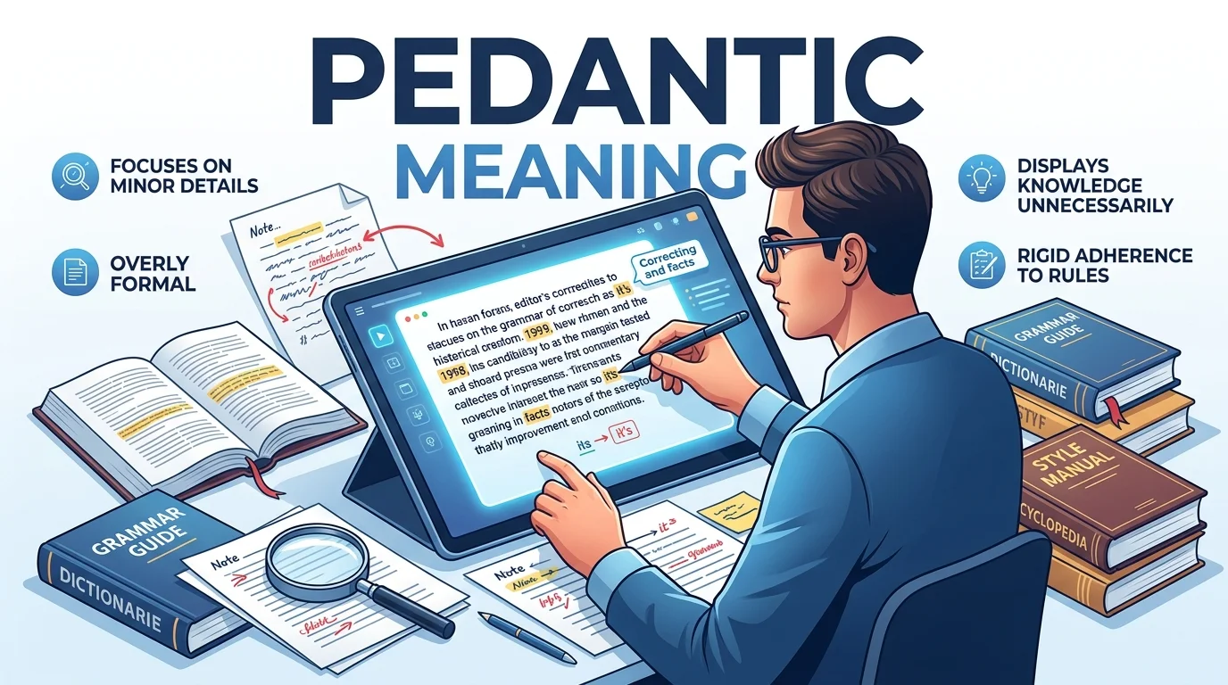 Pedantic Meaning