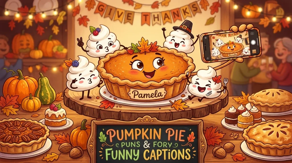 Pumpkin Pie Puns and Funny Captions