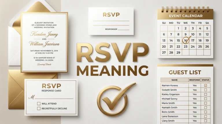 RSVP Meaning