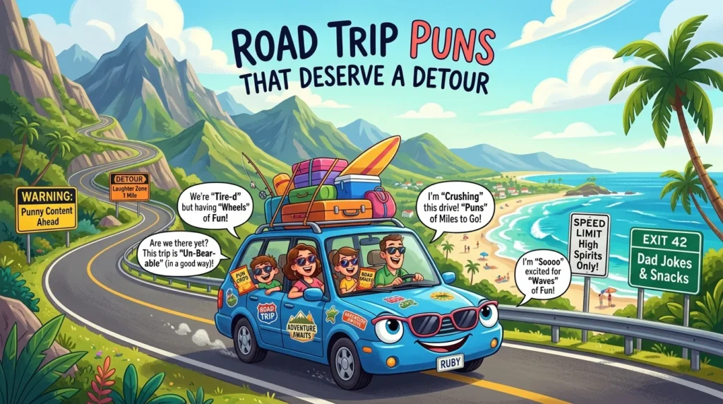 Road Trip Car Puns Funny