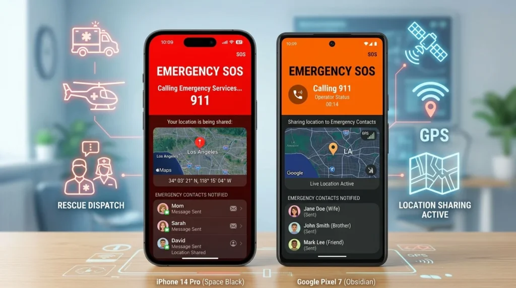 SOS Meaning on iPhone and Android