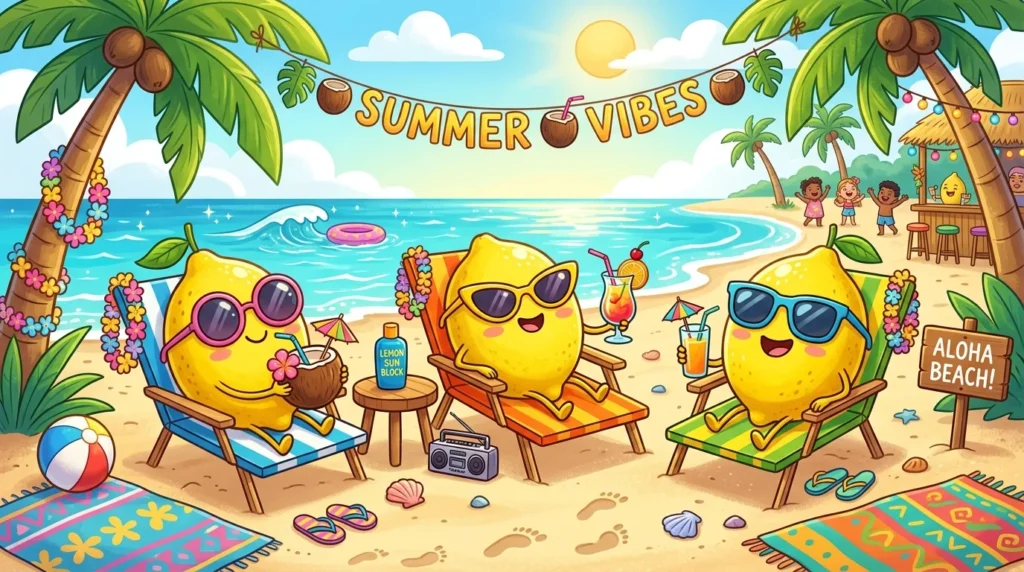 Summer Lemon Puns for Social Media