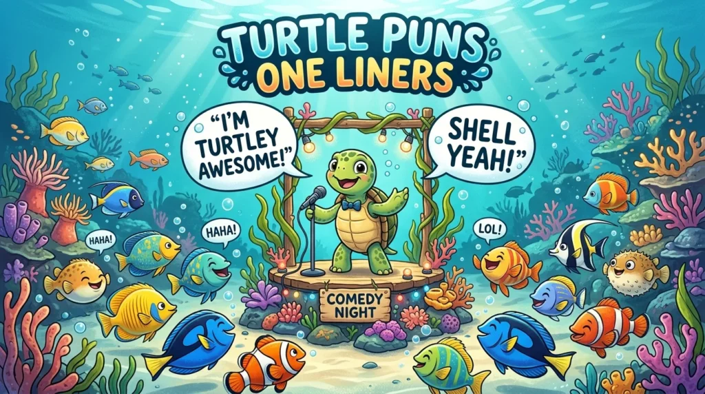 🐢 Turtle Puns One Liners