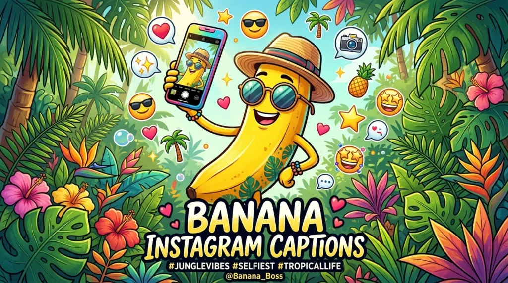 📸 Banana Captions for Instagram