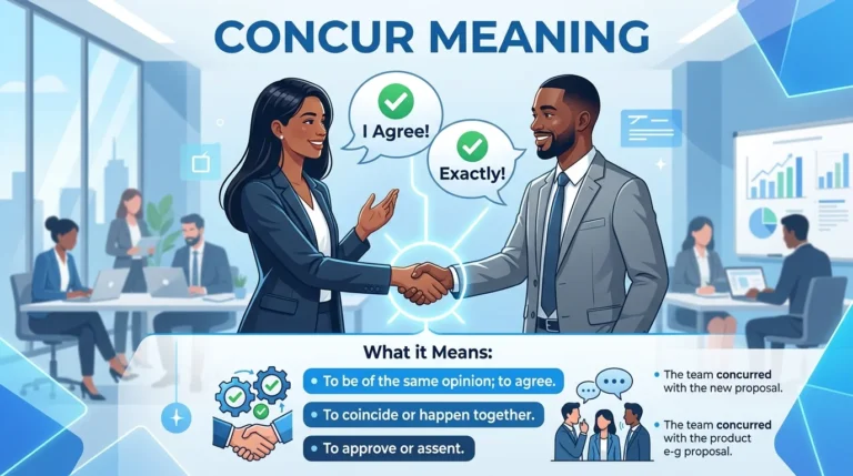 Concur Meaning