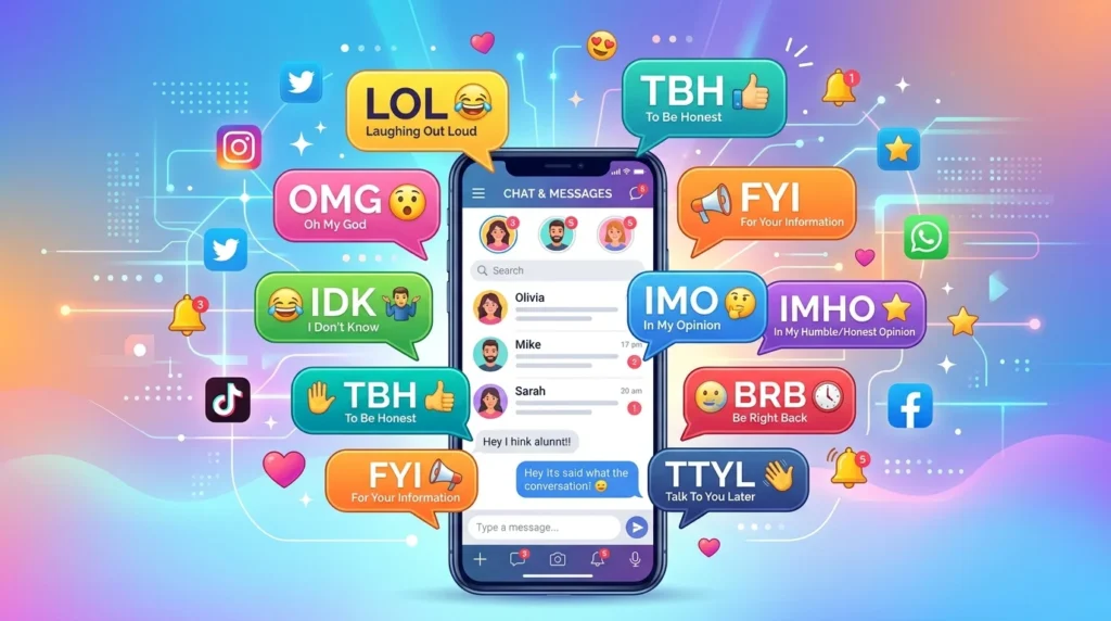 Common Texting Abbreviations Like IMO, IMHO, TBH, and FYI