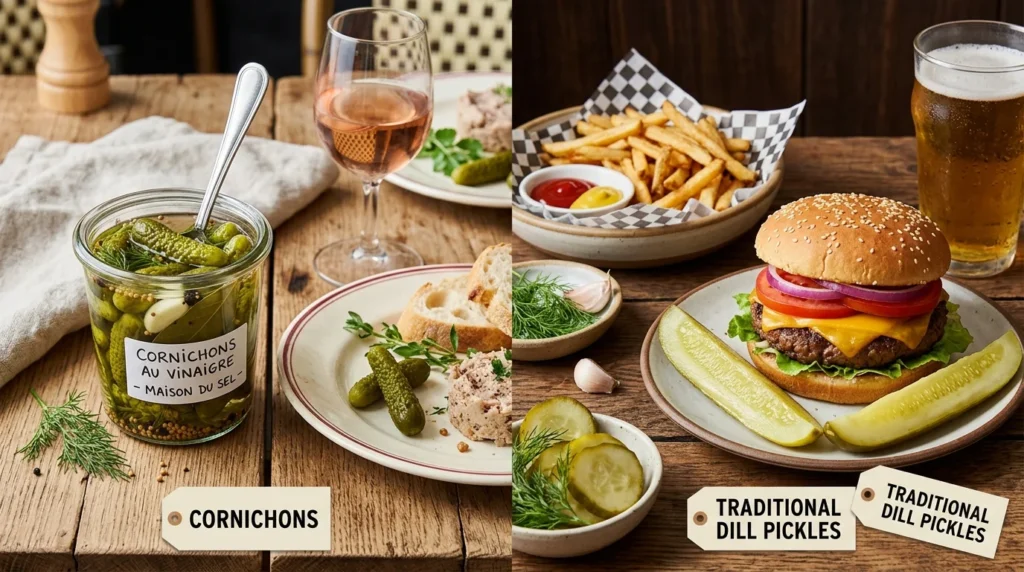 Cornichon vs Pickle Difference