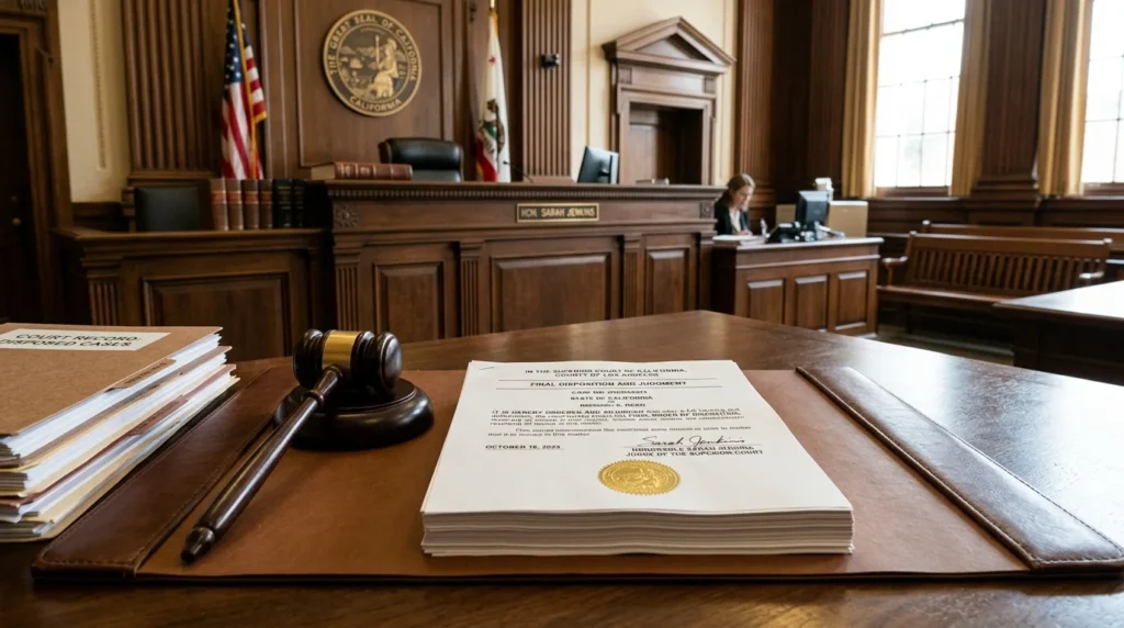 Disposition Meaning in Law and Court Terms