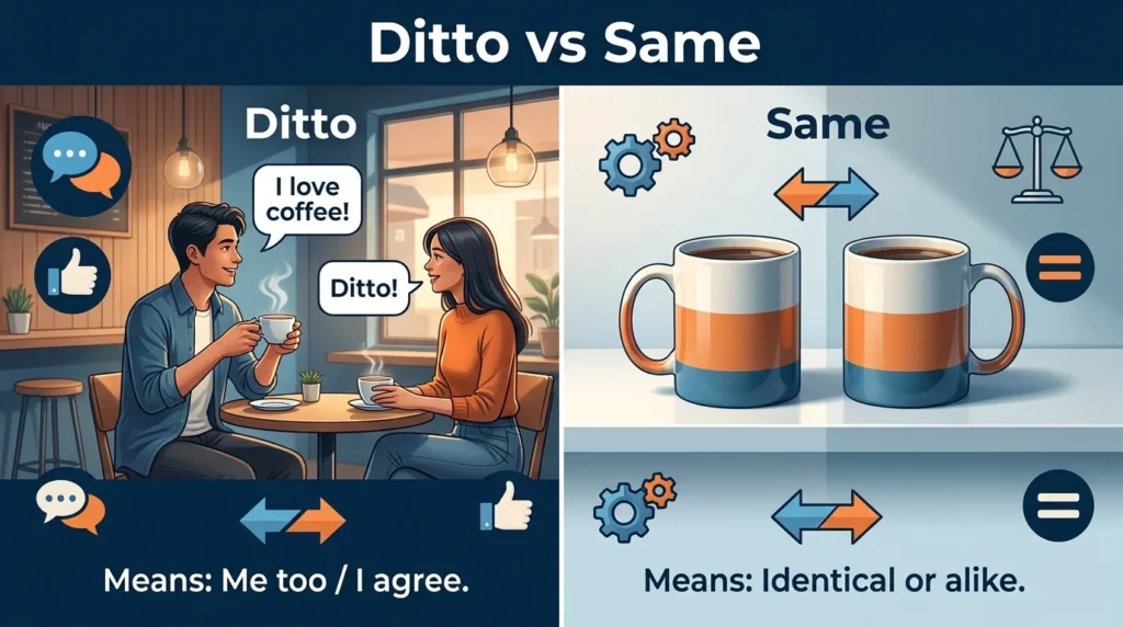 Ditto vs Same