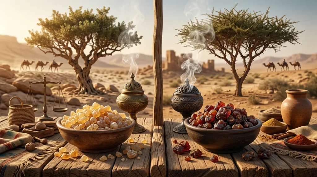 Frankincense vs Myrrh Difference Explained