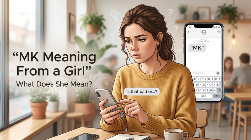 MK Meaning From a Girl
