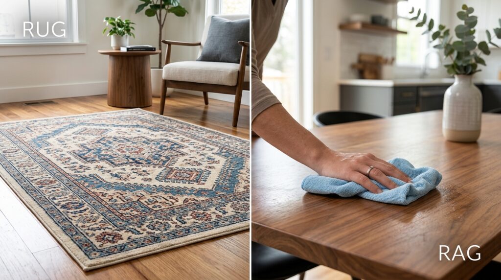 Rug vs Rag