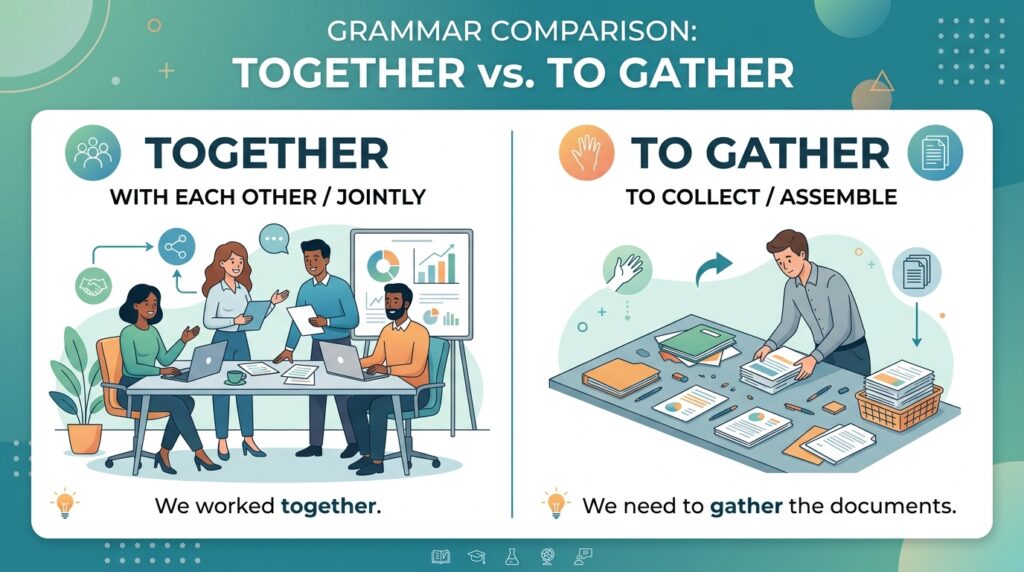 Together vs. To Gather